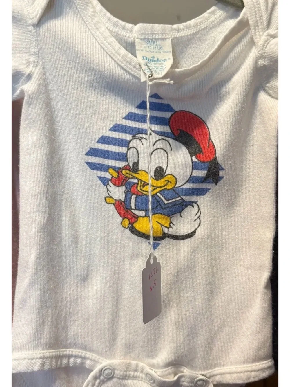 1984 Donald Duck Onsie